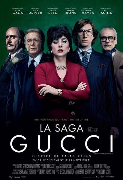 AFFICHE DU FILM La saga Gucci