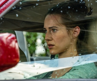 Une scène du film Unhinged