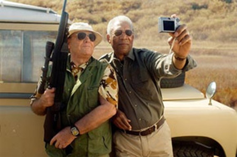 Jack Nicholson et Morgan Freeman dans The Bucket List