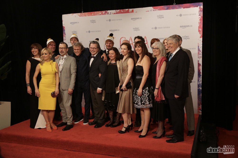 Sur le tapis rouge de Gala du cinéma Québécois