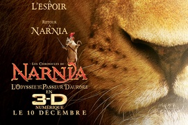 Affiche du film Les chroniques de Narnia : L'odyssée du passeur d'aurore Affiche du film Les chroniques de Narnia : L'odyssée du passeur d'aurore