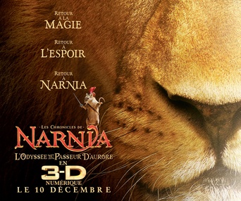 Affiche du film Les chroniques de Narnia : L'odyssée du passeur d'aurore