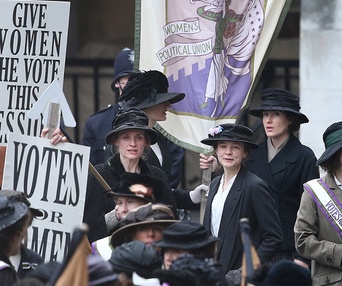 Une scène du film Suffragette