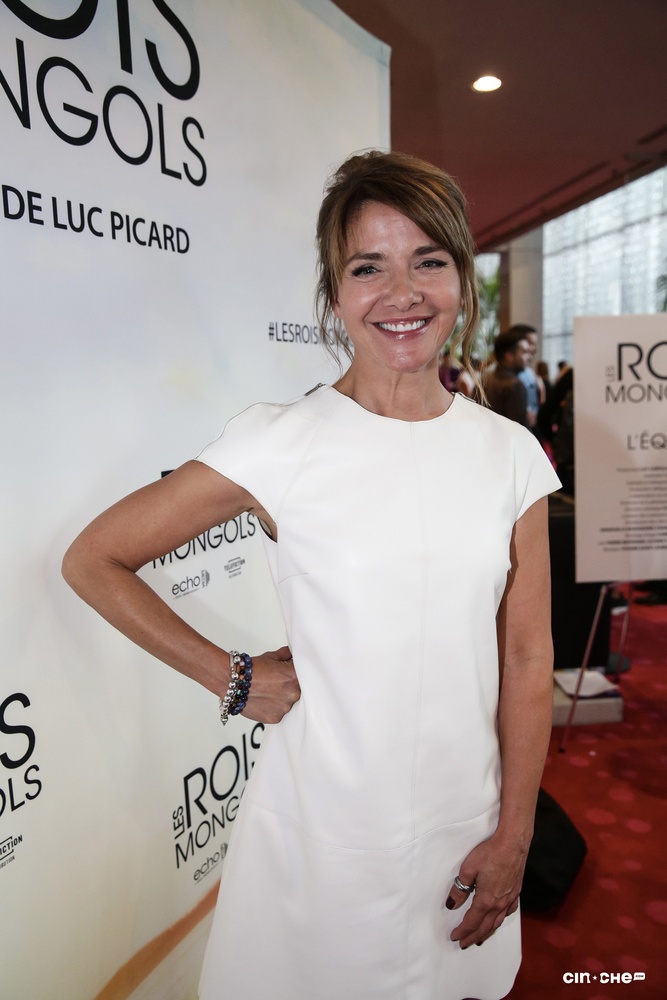 Sur le tapis rouge du film Les rois mongols