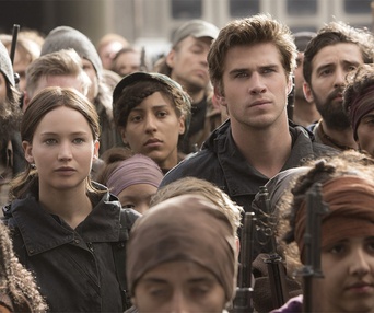 Une scène du film The Hunger Games: Mockingjay - Part 2
