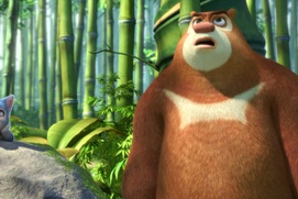 Une scène du film Les ours Boonie : L'aventure préhistorique