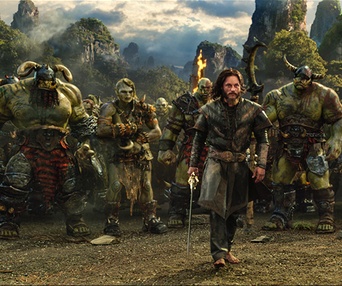 Une scène du film Warcraft