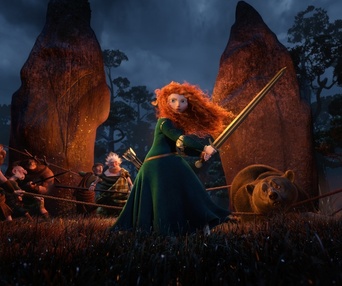 Une scène du film Brave