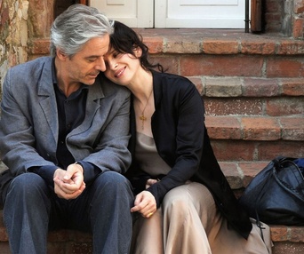 Une scène du film Copie conforme