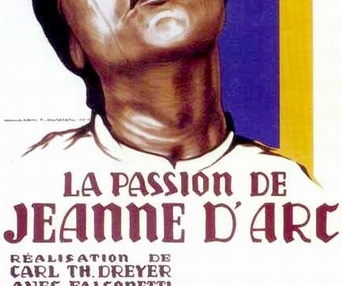 Affiche du film La passion de Jeanne d'Arc
