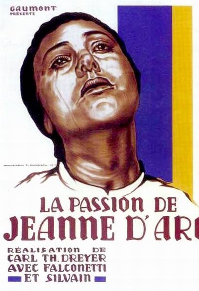 Affiche du film La passion de Jeanne d'Arc