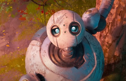 Une scène du film The Wild Robot