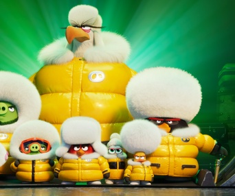 Une scène du film The Angry Birds Movie 2