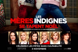 Affiche du film Les mères indignent se tapent Noël