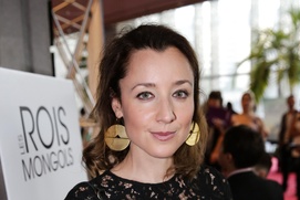 Sur le tapis rouge du film Les rois mongols