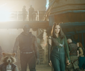 Une scène du film Guardians of the Galaxy Vol. 3