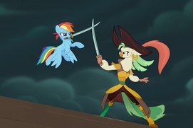 Une scène du film My Little Pony: The Movie Une scène du film My Little Pony: The Movie