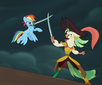 Une scène du film My Little Pony: The Movie