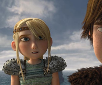 Une scène du film How to Train Your Dragon