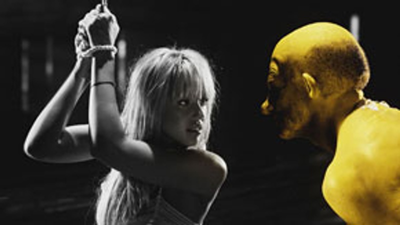 Jessica Alba et Nich Stahl dans Sin City