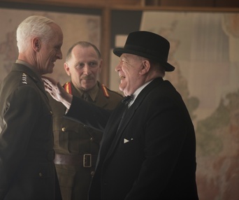 Une scène du film Churchill