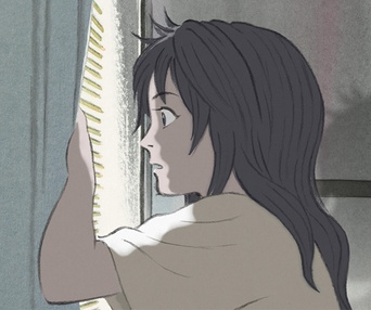 Une scène du film The Tale of the Princess Kaguya