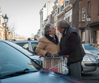 Une scène du film Convoi exceptionnel