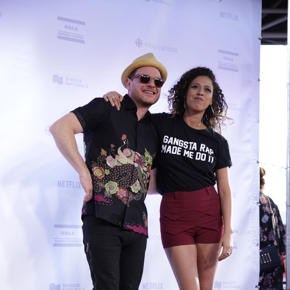 Sur le tapis rouge du Gala Québec Cinéma 2018