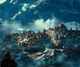 Une scène du film The Hobbit: The Desolation of Smaug