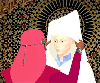 Scène du film Azur et Asmar
