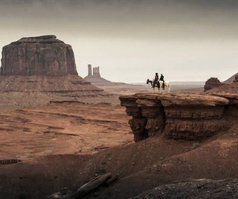Une scène du film The Lone Ranger