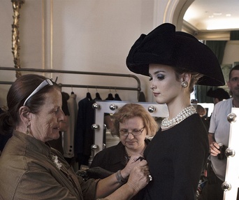 Une scène du film Yves Saint Laurent