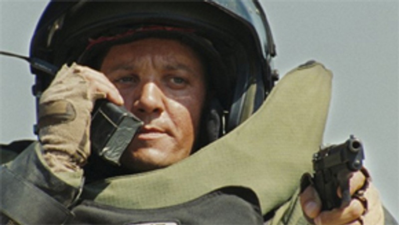 Jeremy Renner dans The Hurt Locker