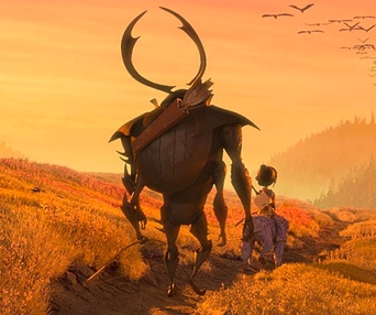 Une scène du film Kubo and the Two Strings