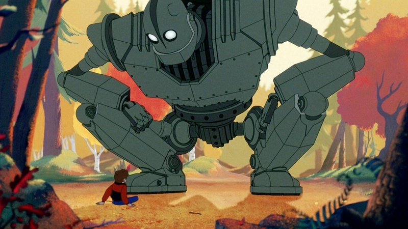 Une scène du film The Iron Giant