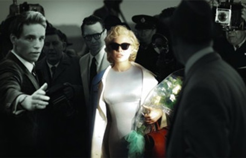Une scène du film My Week with Marilyn