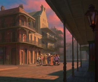 Scène du film The Princess and the Frog