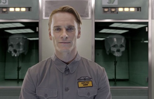 Images de la vidéo promotionnelle The David 8 créée pour le film Prometheus