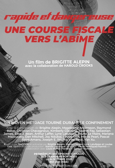 Affiche du film Rapide et dangereuse, une course fiscale vers l'abîme