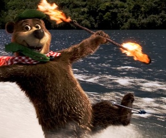 Une scène du film Yogi Bear