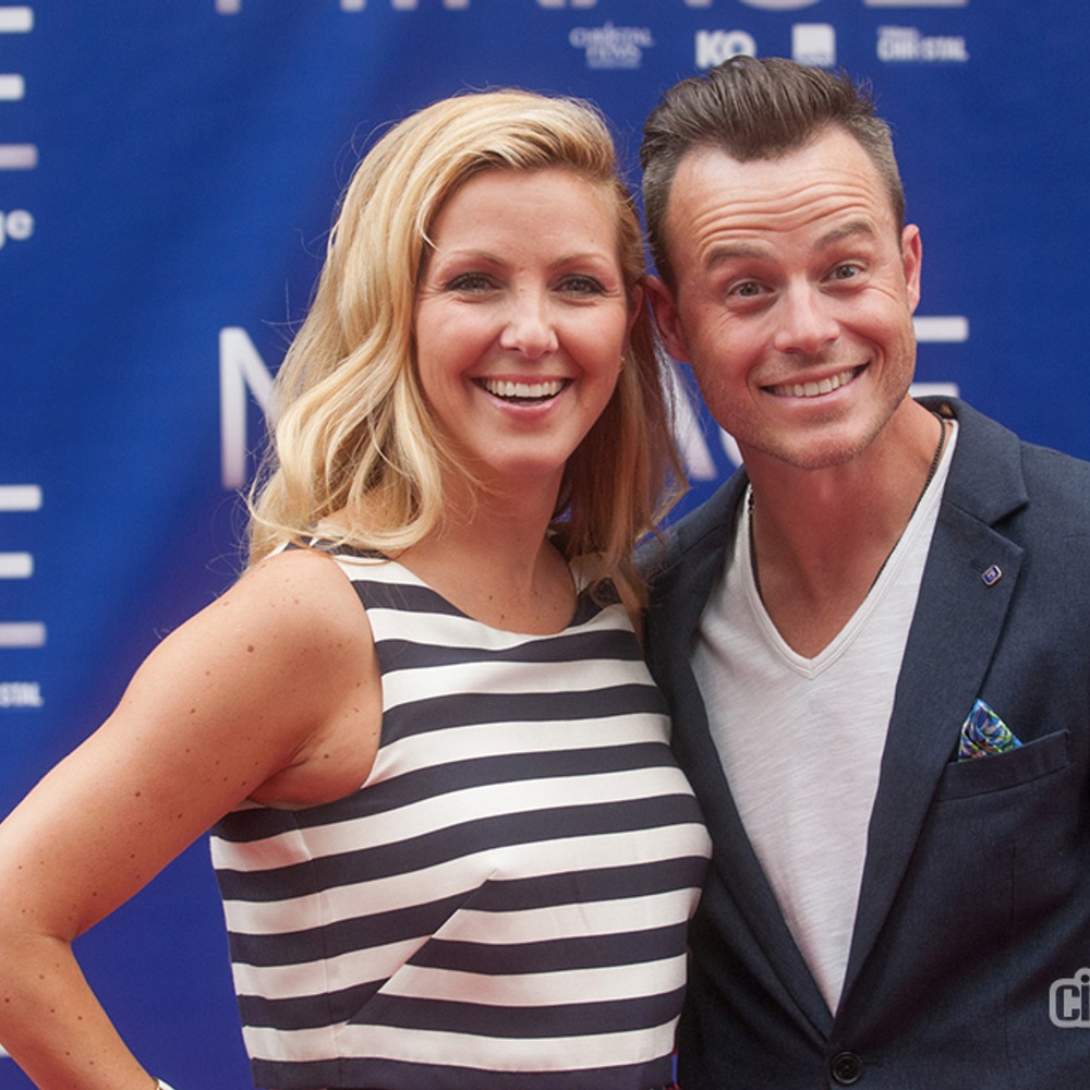 Sur le tapis rouge du film Le mirage