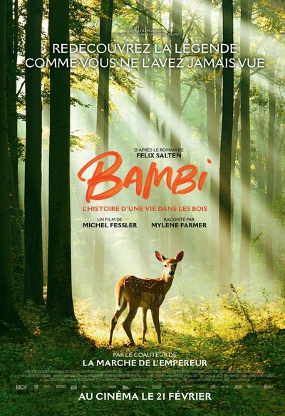 Affiche du film Bambi, l'histoire d'une vie dans les bois