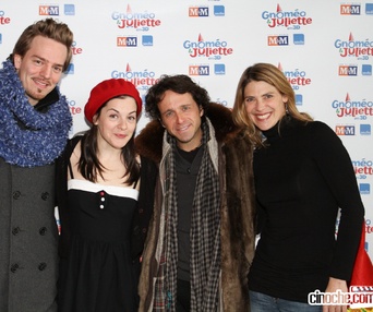 Sur le tapis rouge de Gnomeo et Juliette