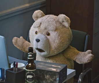 Une scène du film Ted 2