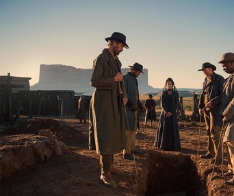 Une scène du film The Salvation