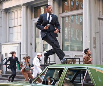 Une scène du film Men in Black III