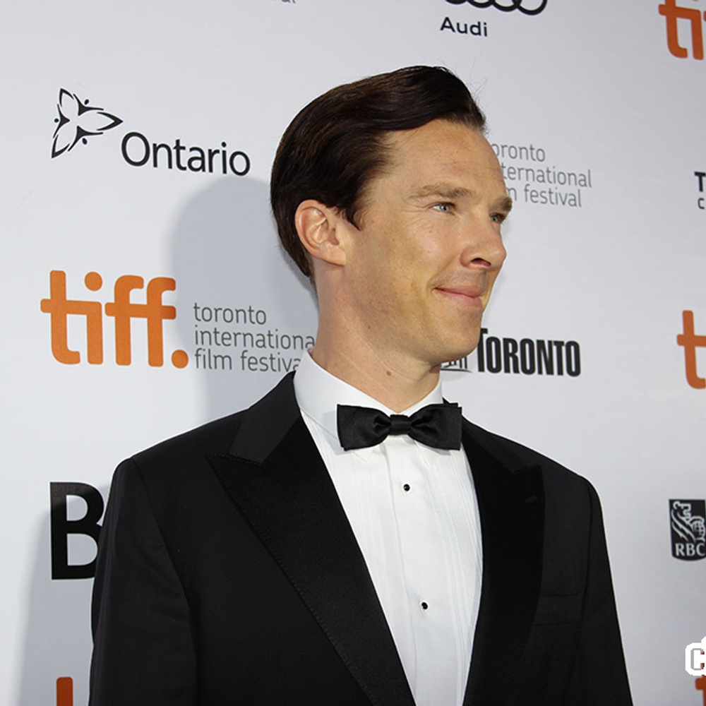 Sur le tapis rouge du film The Fifth Estate