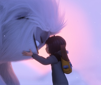 Une scène du film Abominable