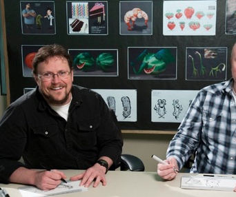Dans le studio d'enregistrement de Cloudy with a Chance of Meatballs 2