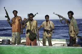 Une scène du film Captain Phillips